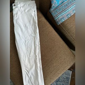 White skinny articles of society jeans